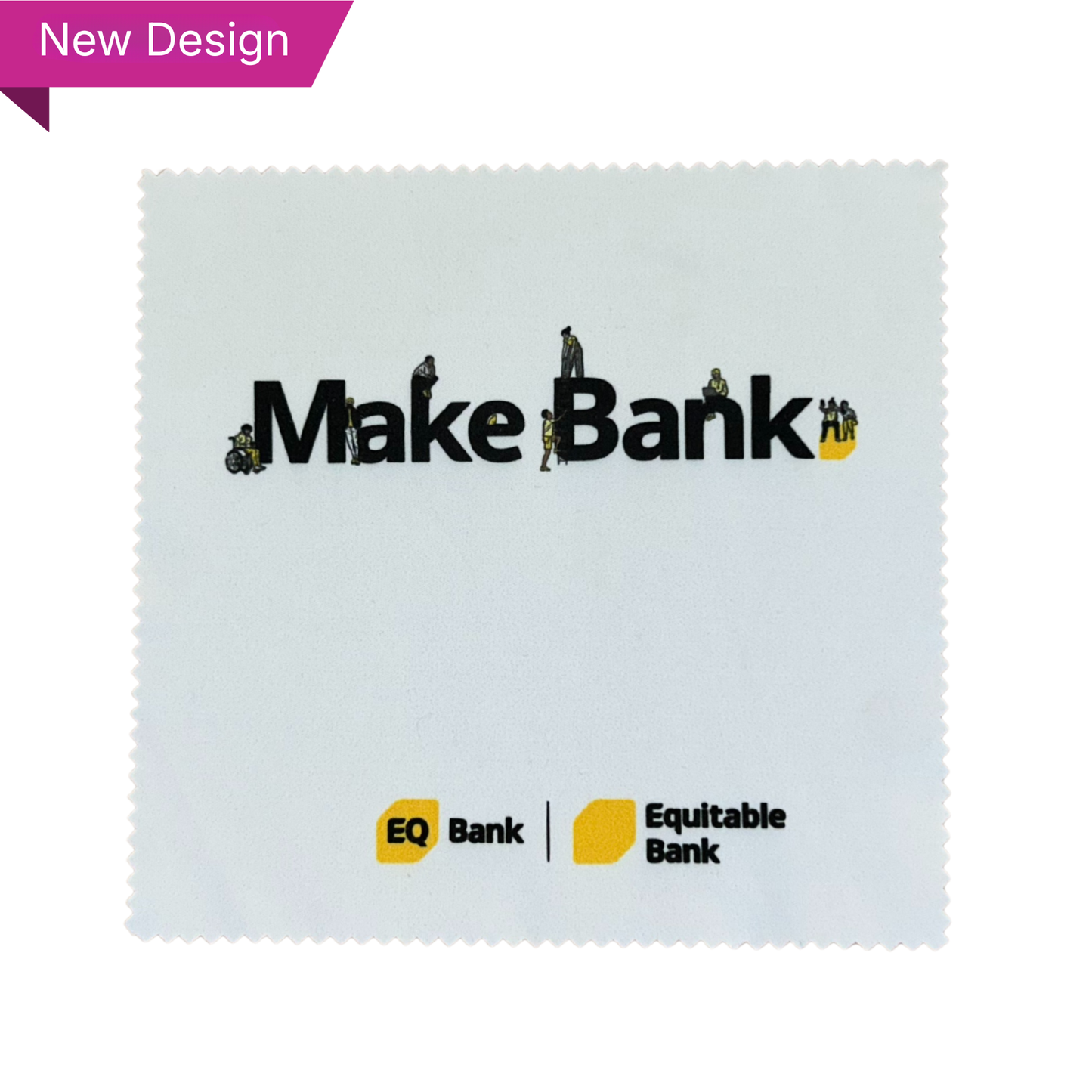 Dual Logo Microfiber Cloths