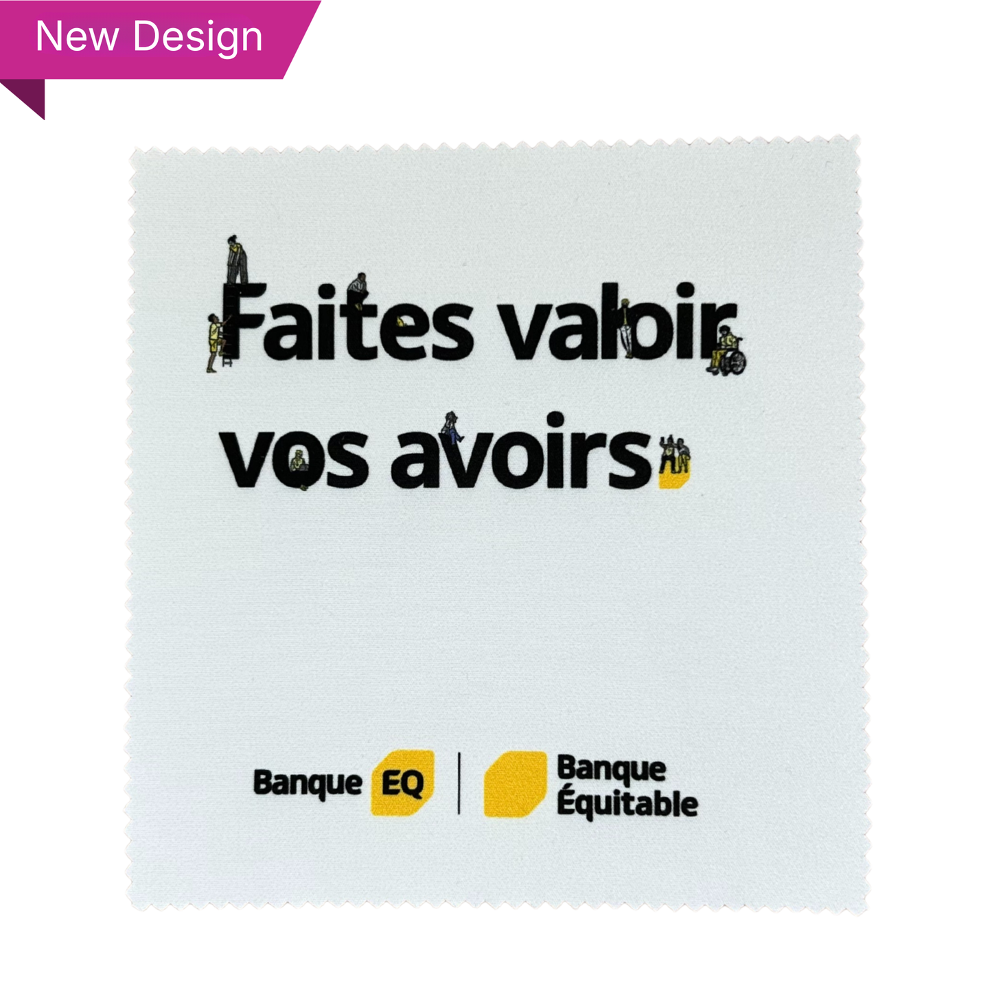 Dual Logo Microfiber Cloths