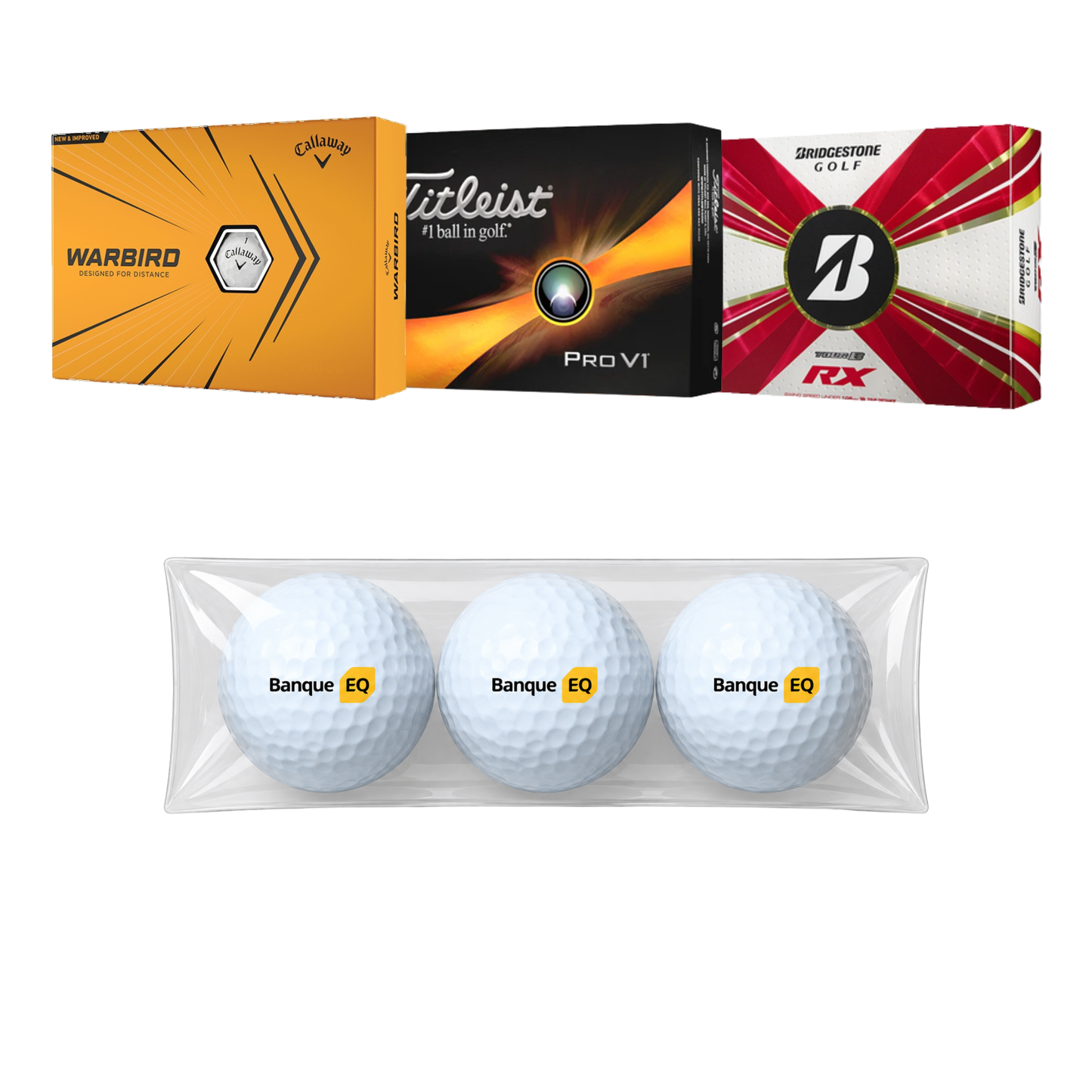 EQ Golf Balls (Sleeve of 3)