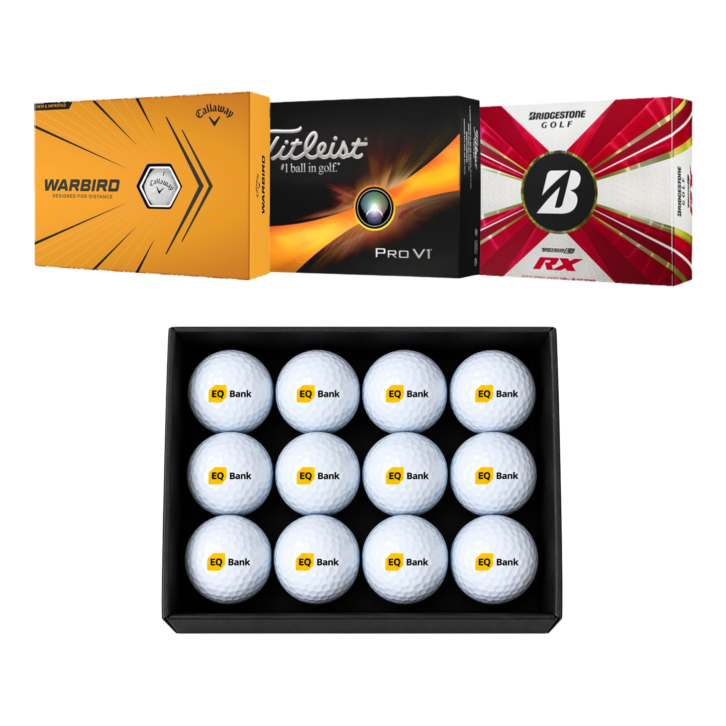 Dual Logo Golf Balls (Box of Doz.)