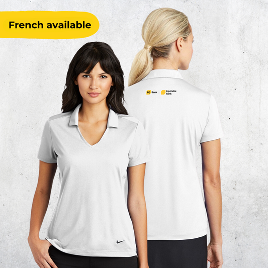 Dual Logo Ladies' Nike Dri-Fit Polo